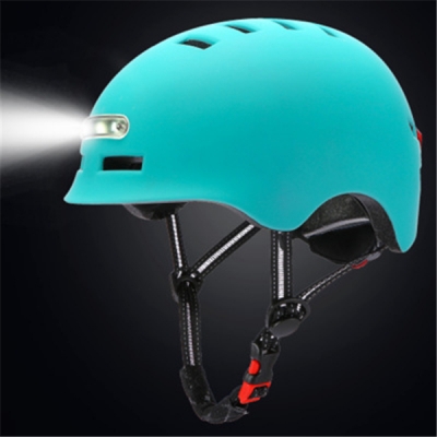 Smart LED Warning Flash Riding Scooter helmet